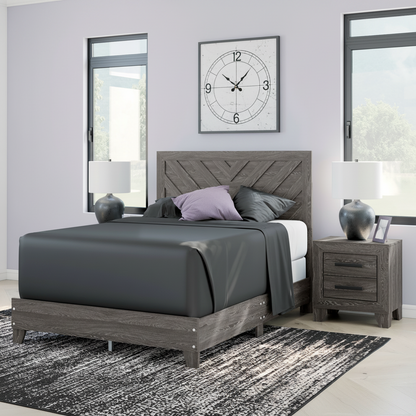 Sylveri Queen Chevron Panel Bed