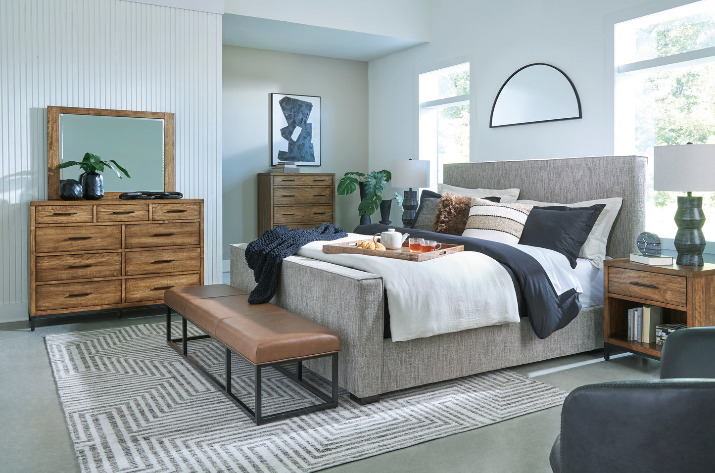 Steenlage California King Upholstered Bed