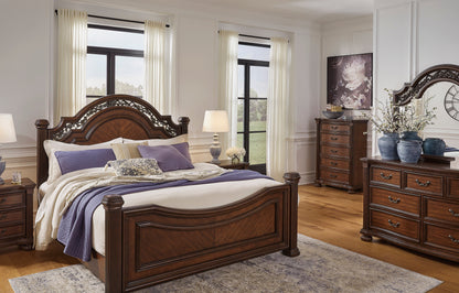 Ashley Homestore | Lavinton California King Poster Bed