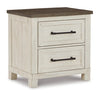 Two Drawer Night Stand