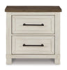 Two Drawer Night Stand