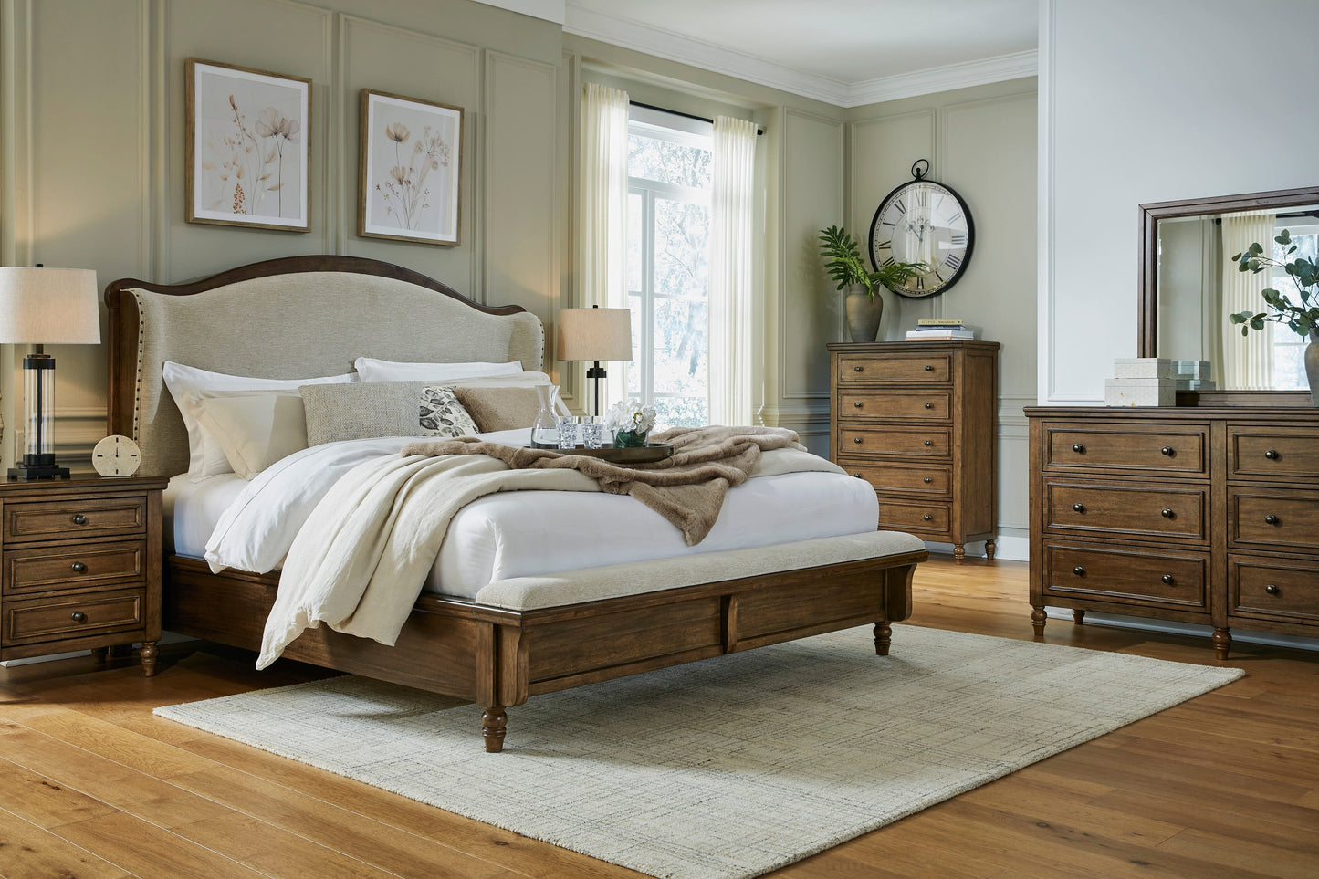 Ashley Homestore | Sturlayne King Upholstered Panel Bedroom