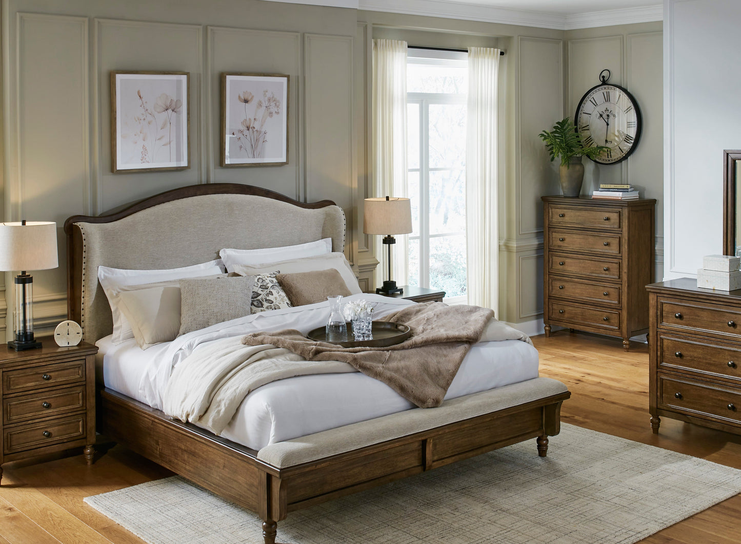 Ashley Homestore | Sturlayne King Upholstered Panel Bedroom