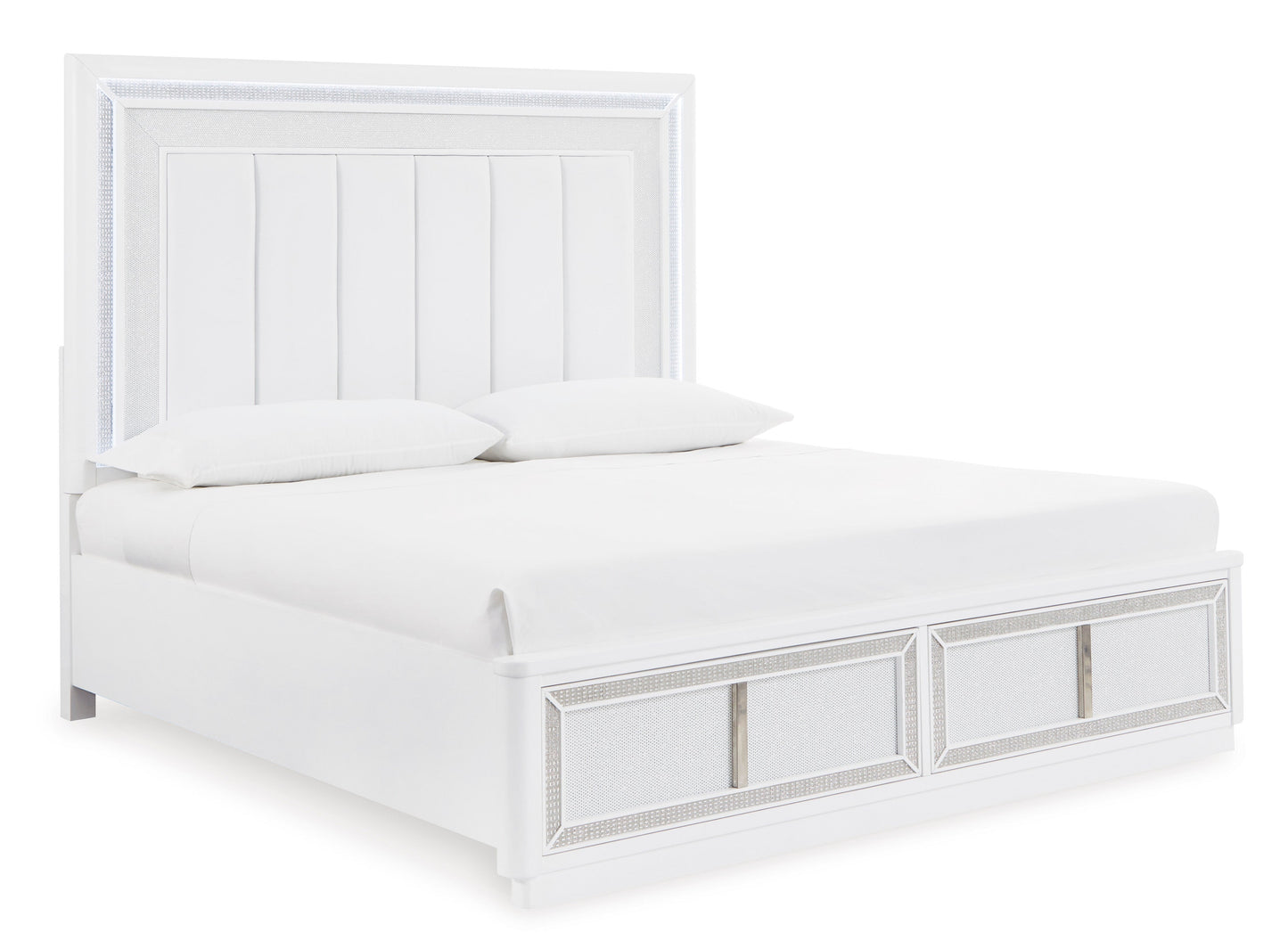 Ashley Homestore | Chalanna King Upholstered Storage Bed
