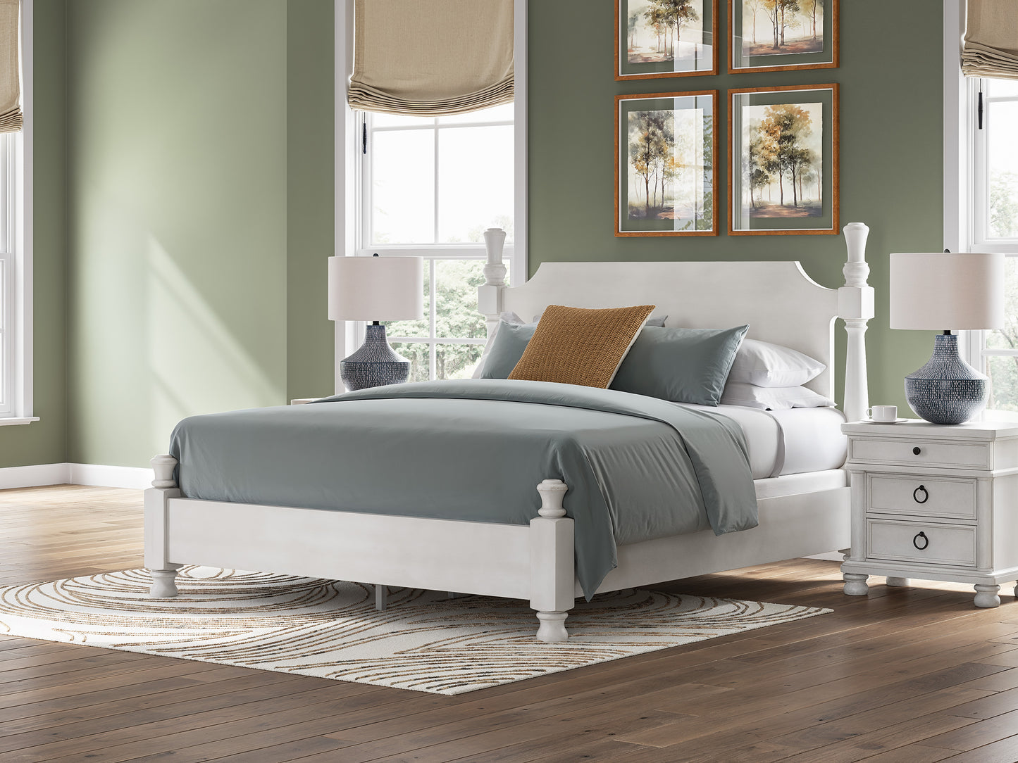 Chadworth King Poster Bed Set