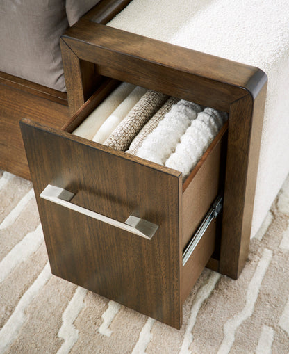 Marxmore King Upholstered Storage Bed