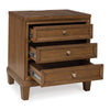 Jorlaina Three Drawer Night Stand