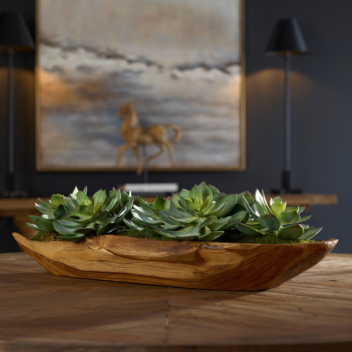 60205-UTT| Yuma Succulent Centerpiece