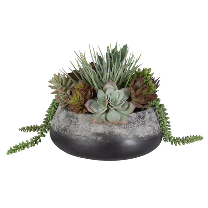 60214-UTT| Yuma Succulent Centerpiece