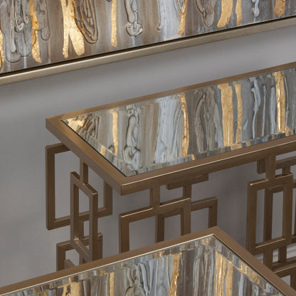 CVFZR3537  Emerson Diamond Grey Oak Sideboard( Crestview  )