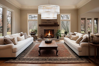 CVPDA168  Puzzled Silver Leaf Finish Pendant Lamp( Crestview  )