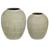 CVVZSA027 | CERAMIC VASE SIZE L 11x11x13.25''