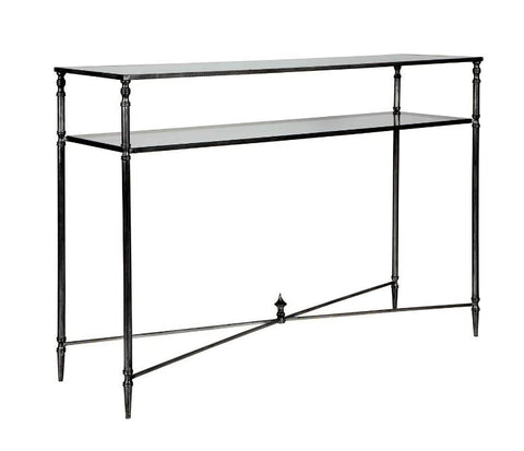 24278-C-UTT |Henzler 114 W x 83 H x 35 D Rectangle Console Table with Mirror Top