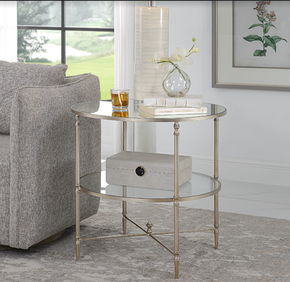 24332-GL-SL-UTT |Henzler Round End Table