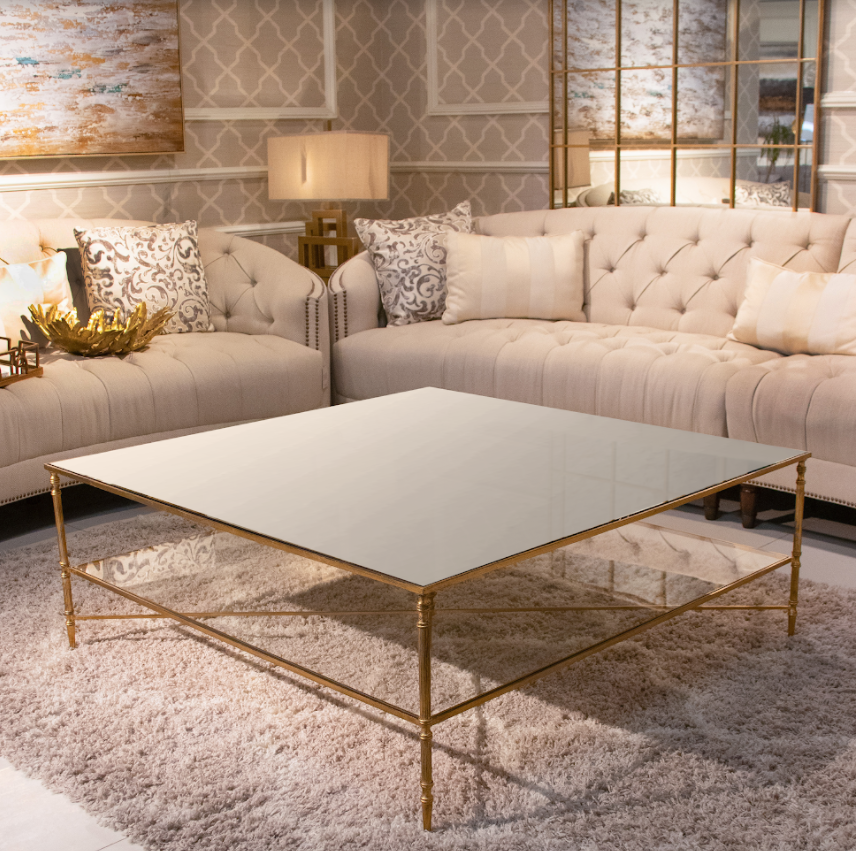 HENZLER GOLD SQUARE TABLE (6570956259424)