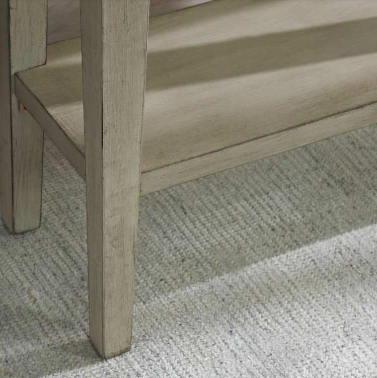 CVFZR2144  Newcastle Antique White Console( Crestview  )