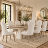 Jorlaina Dining Set 8 Chair