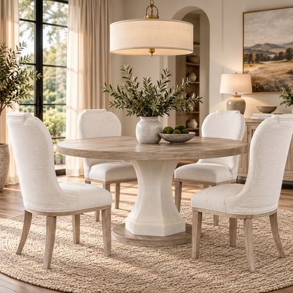 Jorlaina Round Dining Table 4 Chair  D922-50Set
