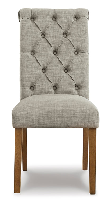 Harvina Dining UPH Side Chair (Light Gray)
