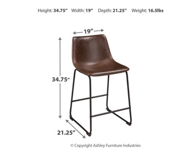 Centiar Counter Height Bar Stool -D372-124