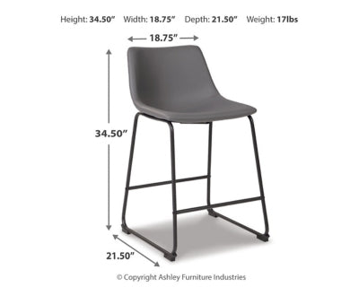 Centiar Counter Height Bar Stool -D372-824