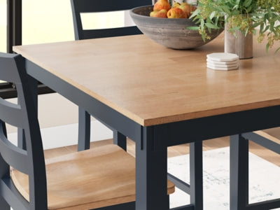 Ashley Homestore | Gesthaven- Counter Height Dining Table and 4 Barstools (Set of 5)