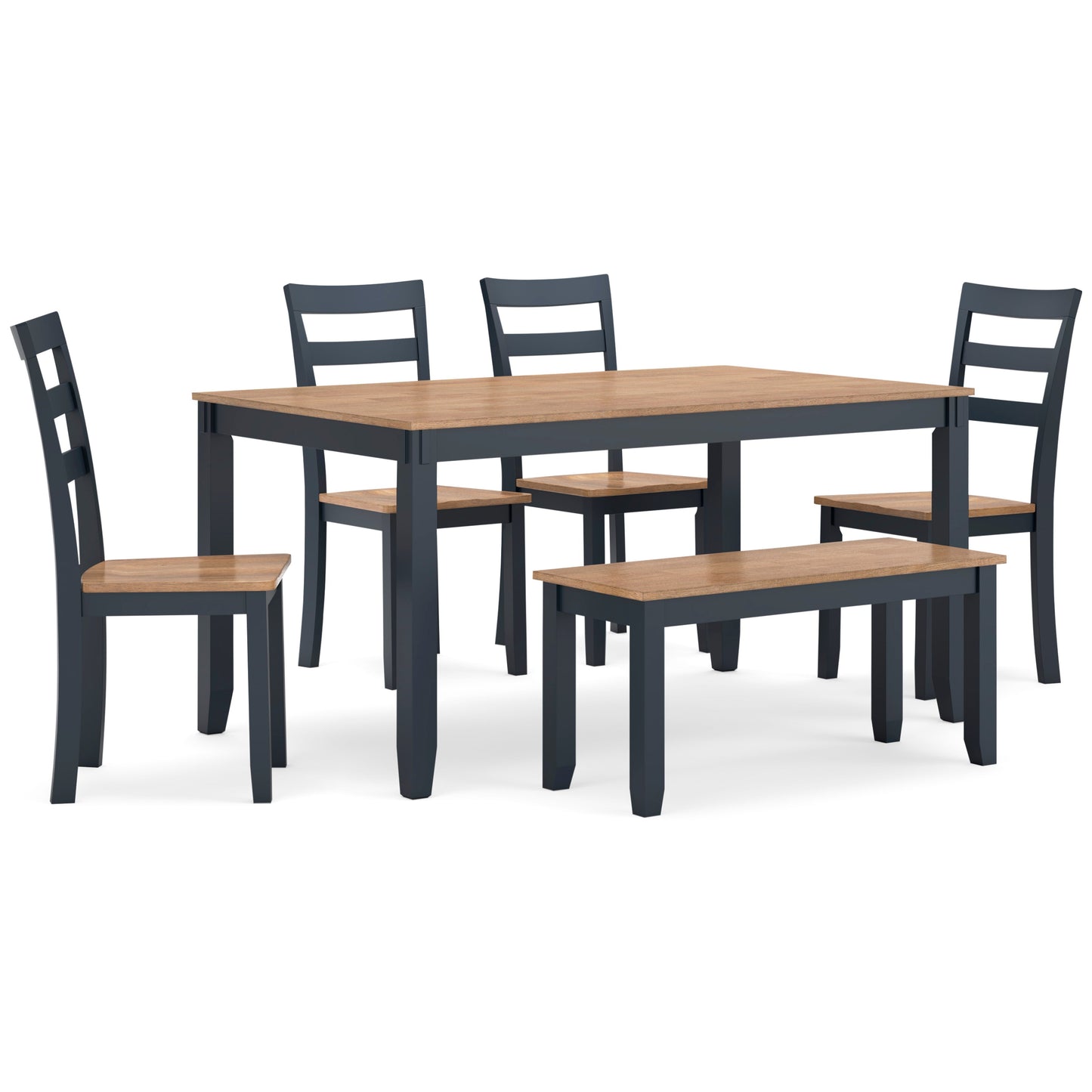 D399-325 Gesthaven Dining Room Table Set (6/CN)