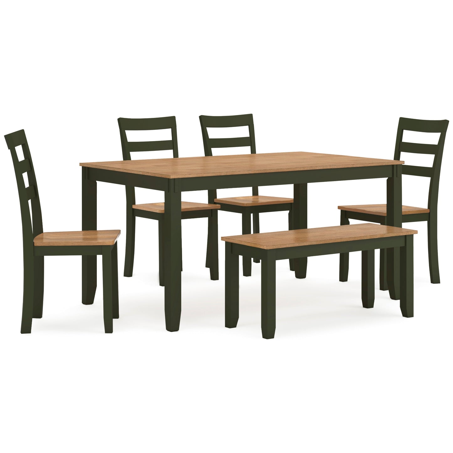 D401-325 Gesthaven Dining Room Table Set (6/CN)