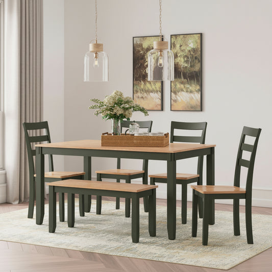 D401-325 Gesthaven Dining Room Table Set (6/CN)