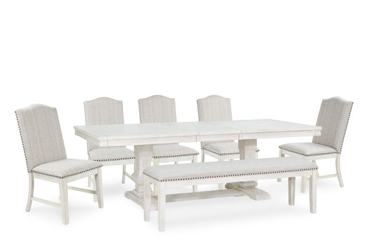 Ashley Homestore | Hestigan Dining Set  6 Chairs W Bench
