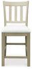 Calmoro Upholstered Barstool (2/CN)
