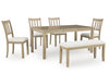 D602-35Set Calmoro RECT Dining Room