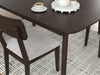 Dantenton Dining Room Table Set (5/CN) With Free Rug