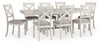 Robbinsdale Dining Extension Table Set with Free Rug