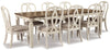 Realyn Dining Set 12 Chair  d743-largeset