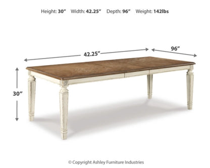 d743 rectangular table