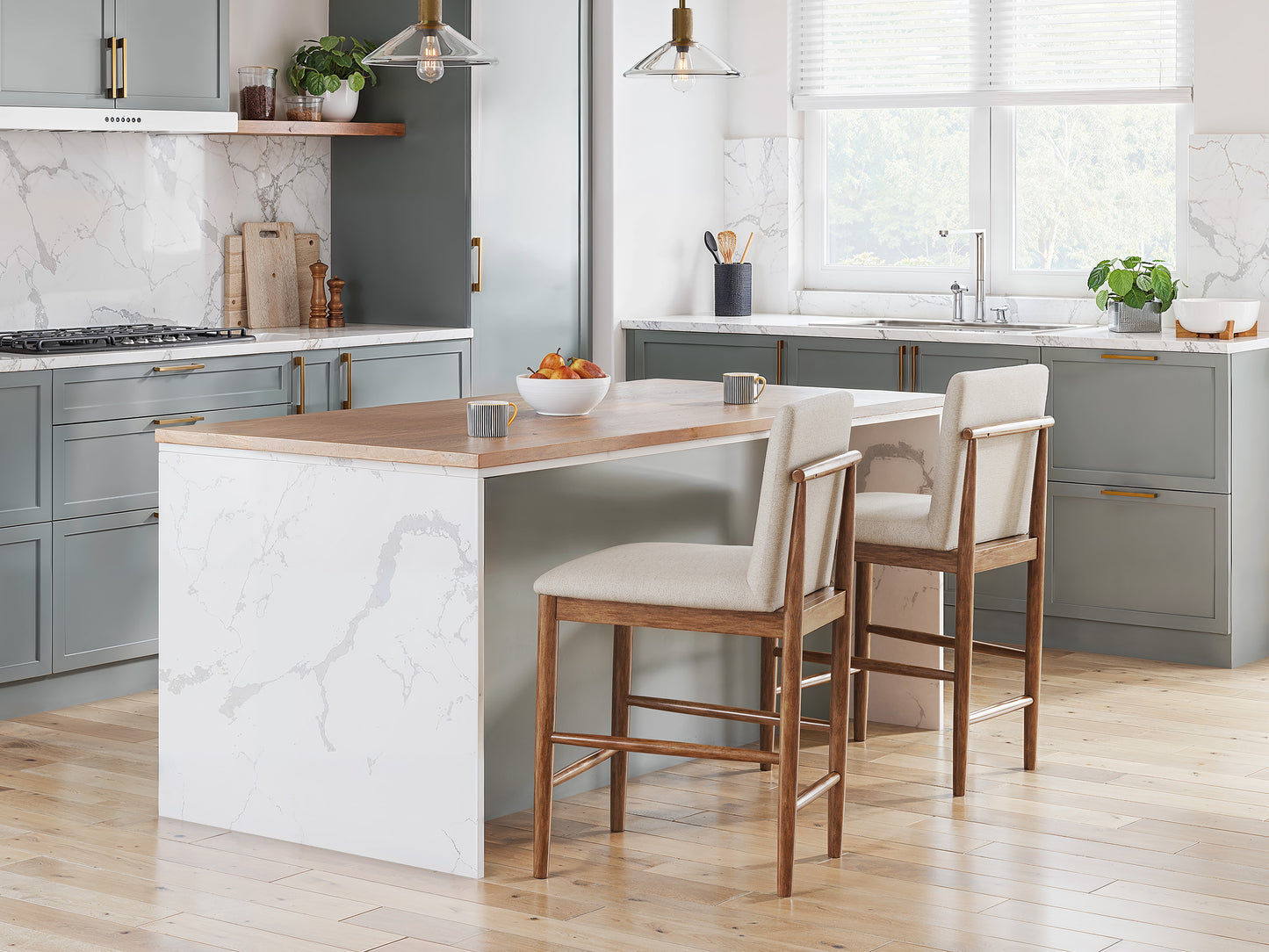 Isanti Upholstered Barstool