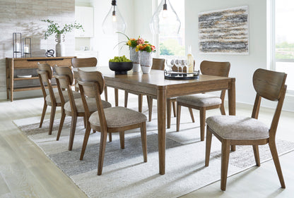 Roanhowe Dining Set No Server 8 Chair