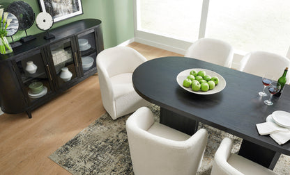 Rowanbeck Dining Table Set (6 Chair)