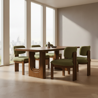 Paloma RECT Dining Room Set with 6 chairs