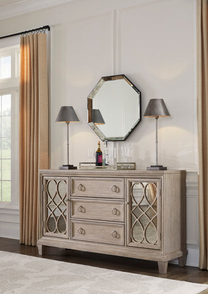 Jorlaina Dining Set 8 Chair