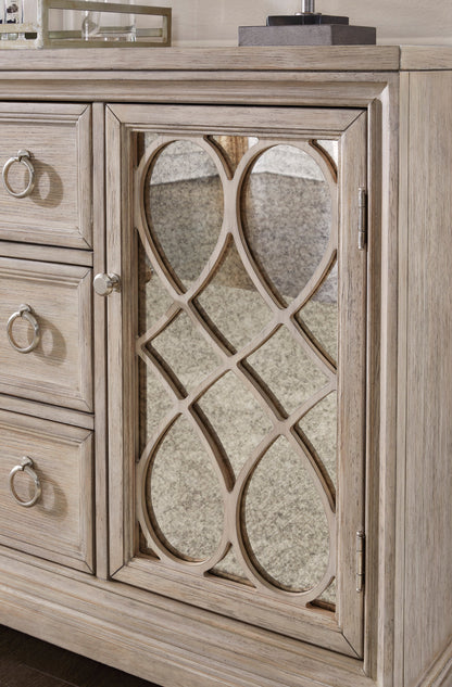 Jorlaina Dining Set 8 Chair