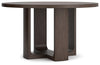 Neo Round Dining Room Set With 4 Arm chairs
