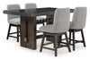 Burkhaus Counter Height Dining Table Set