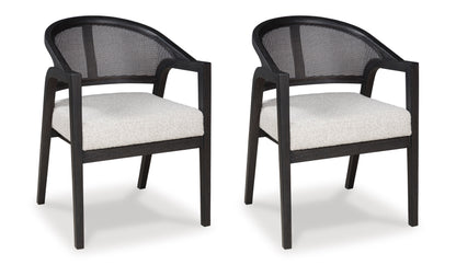 Bracken Dining UPH Arm Chair