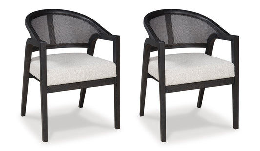Bracken Dining UPH Arm Chair
