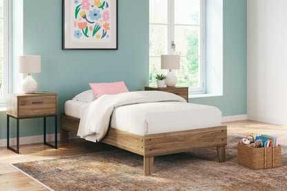 Ashley Homestore | Deanlow Twin Platform Panel Bed
