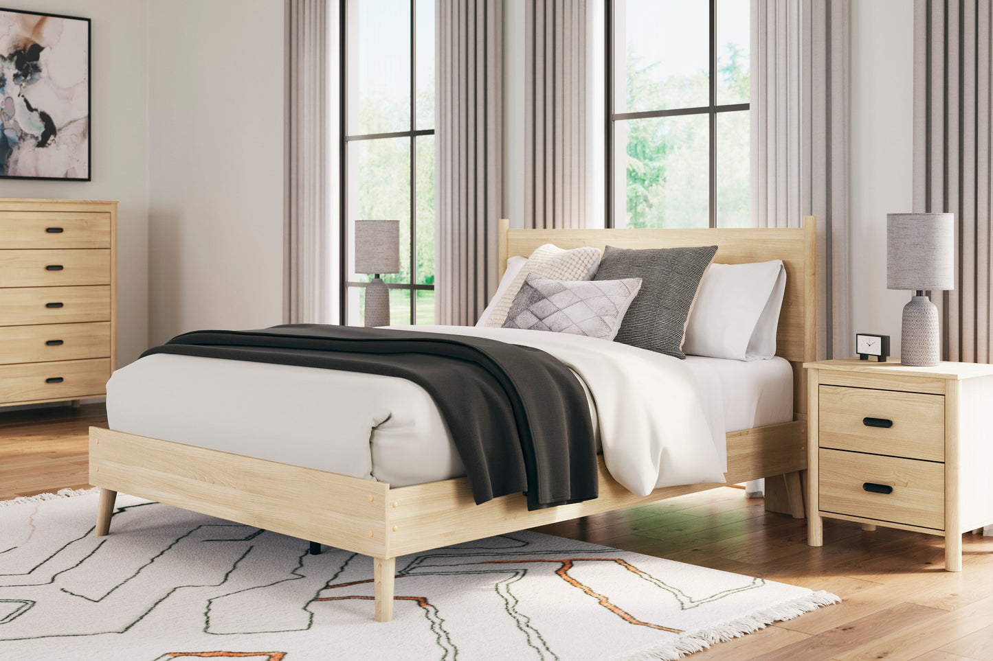 Ashley Homestore | Cabinella Queen Platform Panel Bed