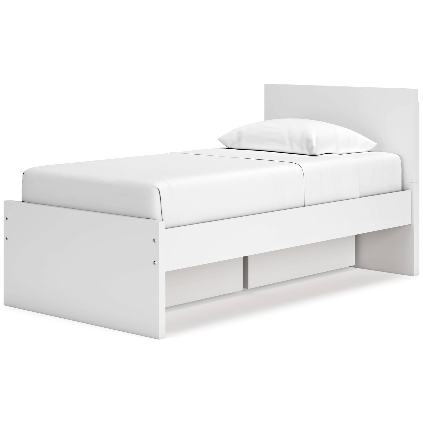 Ashley Homestore | Onita Twin Panel Platform Bed with 1 Side Storage