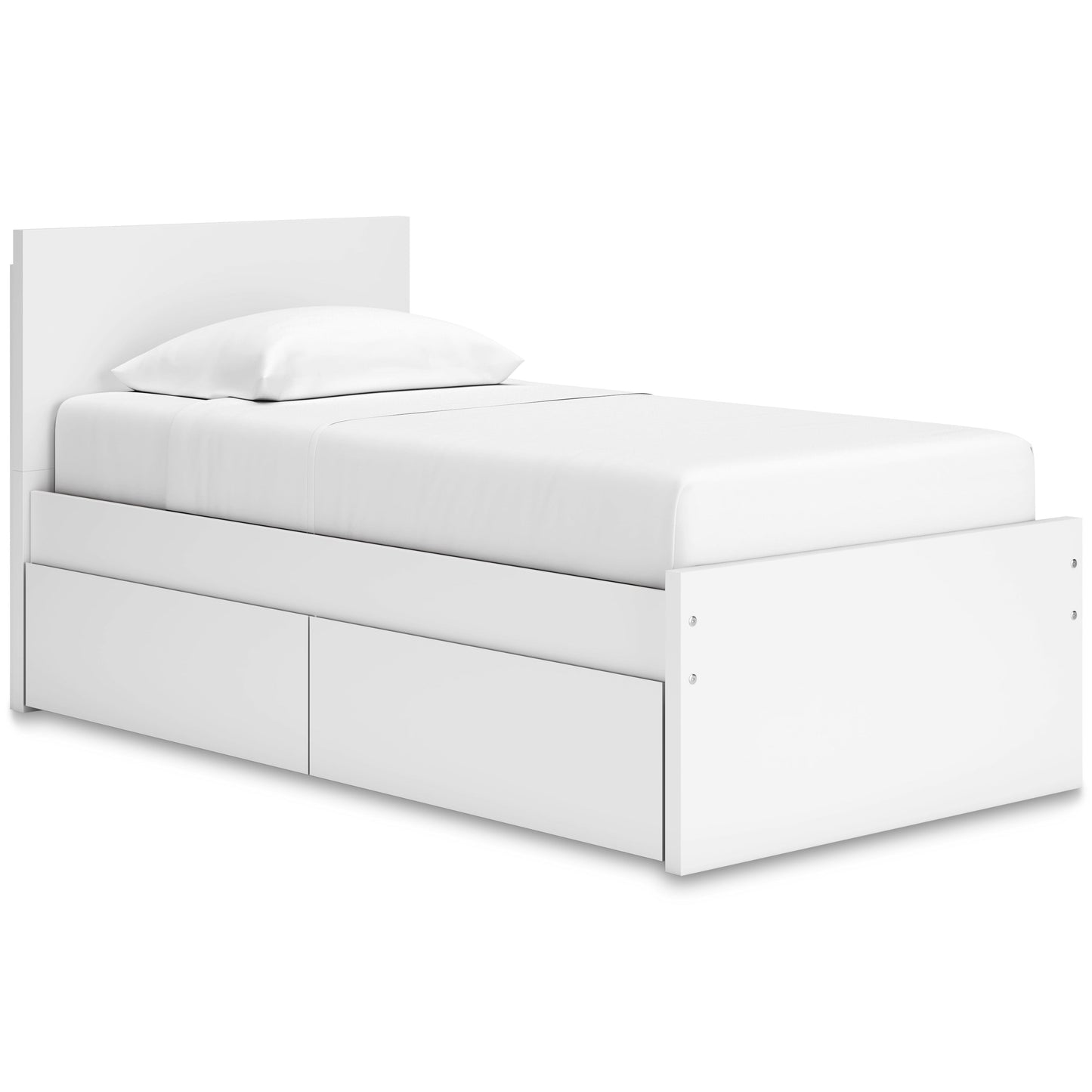 Ashley Homestore | Onita Twin Panel Platform Bed with 1 Side Storage